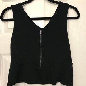 Banana Republic Black Cropped Tank